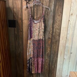 Bohemian Patchwork Maxi Dress